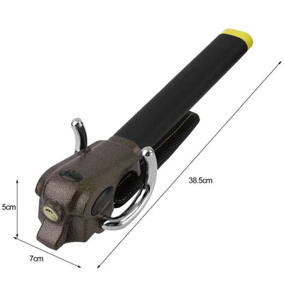 Antivol de Volant Pliable Acier Aluminium 3 Clés