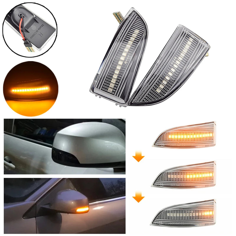 Clignotants LED de Miroir Latéral Dynamiques Renault Megane III Scenic III Fluence Latitude Laguna III Séquentiels