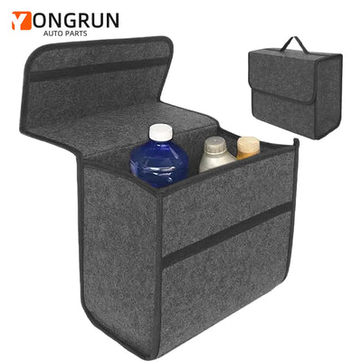 Boîte de Rangement de Coffre Voiture en Feutre