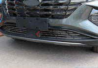 Calandre Hyundai Tucson NX4 2021-2024, 24 Baguettes Inox pour Grille Inférieure