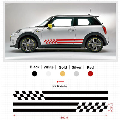Autocollant Bande Latérale MINI Cooper Clubman F54 F55 F60