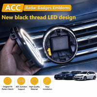Neues schwarzes LED-Emblem-Licht für Golf MK8 2019–2026, beleuchtetes Logo im Frontgrill