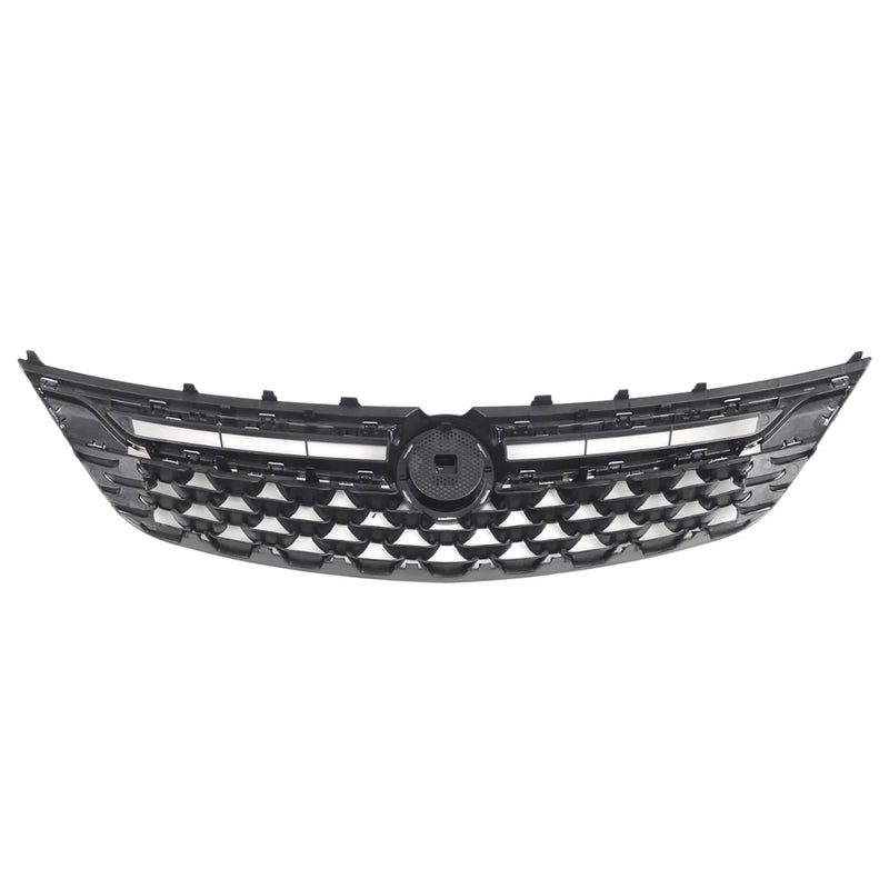 Calandre de Radiateur Avant Opel Astra K 2015-2019 Maille Noir Brillant et Baguettes Chromées