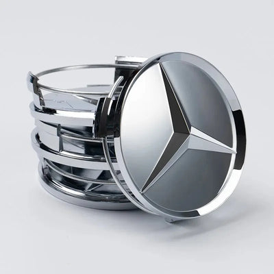 Cache-Moyeux Mercedes AMG 75mm Emblème Relief