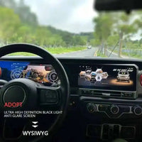 Autoradio Double Écran 24,6 Pouces Jeep Wrangler JL 2018-2022 Android CarPlay Sans Fil GPS 4G