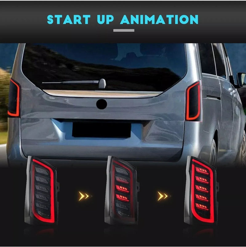 Feux Arrière LED Mercedes Vito Metris W447 Fumé 2015-2022