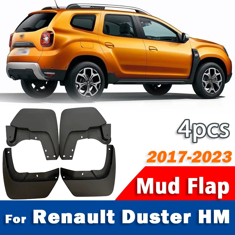 Garde-Boue Renault Duster HM Dacia 2017-2023 Jeu de 4 Pièces Bavettes