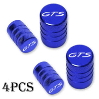 Bouchons de Valve Porsche GTS Lot de 4 en Métal Coloré pour Cayenne Cayman Panamera Macan 911 718