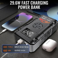Booster de Batterie Voiture 8000A avec Compresseur 200 PSI