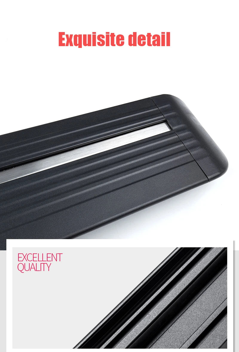 Marchepieds Électriques Toyota Hilux Revo Vigo Aluminium Rétractables Latéraux