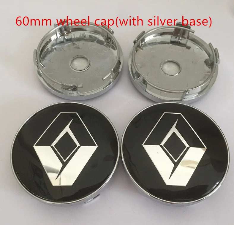 Emblèmes Cache-Moyeux 3D 56mm 60mm 68mm 4 Pièces — détail du support