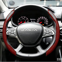 Surcouches de Volant à Clips Aspect Carbone Dacia Sandero Stepway Duster Jogger Bigster Spring Logan