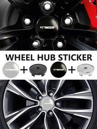 Cache-Moyeux GT Sport 56 ou 60 mm, Lot de 4, Noir ou Argent, pour Renault Clio, Twingo, Zoe, Mégane, Duster