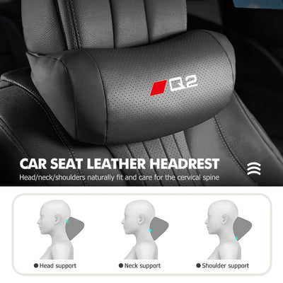 Coussin de Nuque Cuir Appuie-Tête Voiture Audi Q5 Q7