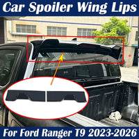 Becquet Ford Ranger T9 2023-2026 de Toit de Cabine en 2 Pièces, ABS Noir Brillant