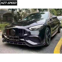 Calandre Racing Fibre de Carbone Mercedes Classe C W206 2022+ Barres Rouges