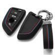 Coque de Clé Silicone BMW Série 1 2 3 4 5 6 7 X1 X3 X5 X7 F10 F20 F30 G20 G30 avec Dragonne