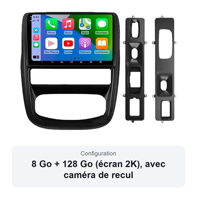 Autoradio CarPlay Dacia Duster 1 2010-2015 Android Écran Tactile