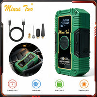 Booster de Batterie 2000A 12V Compresseur d'Air et Lampe LED