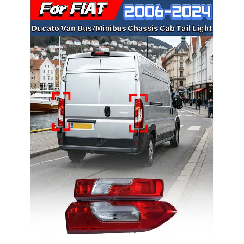 Feux Arrière Fiat Ducato 2006-2024 Fourgon Châssis Cabine Paire Gauche Droit
