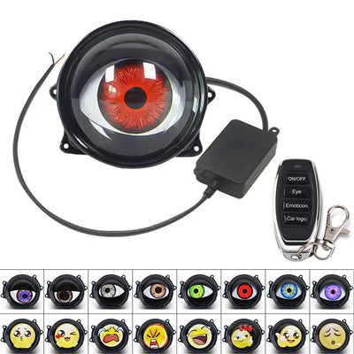 Lentille de Projecteur LED Yeux du Diable Universelle Voiture