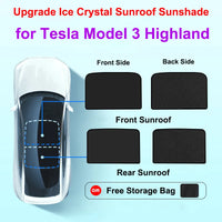 Pare-Soleil Tesla Model 3 Highland Toit Ouvrant, Pare-Brise et Vitres Latérales