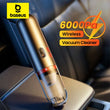 Aspirateur de Voiture Sans Fil Baseus A2 Pro 6000 Pa Filtre HEPA Aspire et Souffle