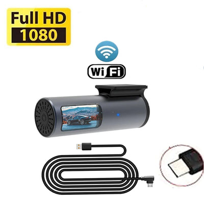Dashcam 4K Double Objectif GPS WiFi Vision Nocturne