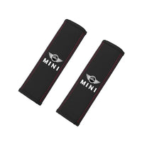 Coussin de Ceinture de Sécurité Cuir MINI Cooper JCW — vue de face