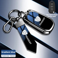 Coque de Clé Peugeot Dégradé Alliage de Zinc Clé Fixe ou Repliable