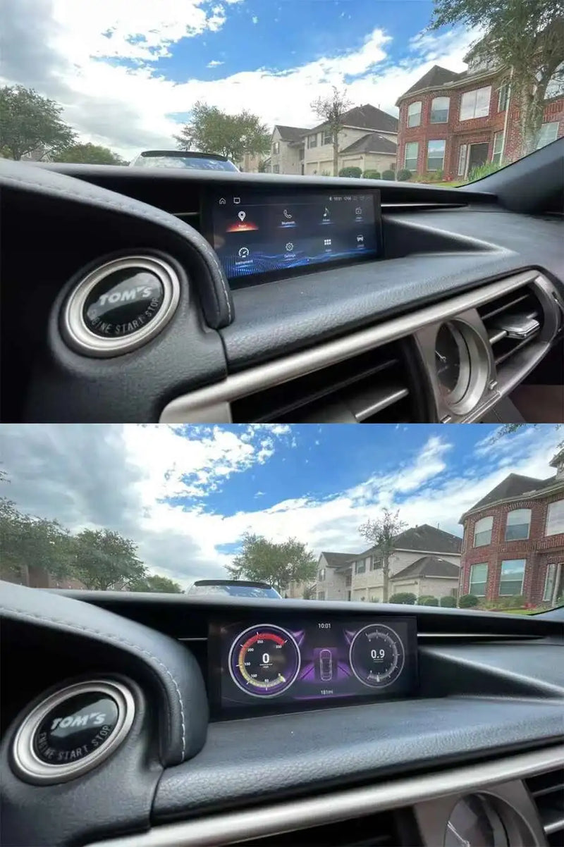 Autoradio Android 14 Lexus IS RC 200 250 300 350 200t 300h 2013-2019 Écran 10,25 Pouces CarPlay