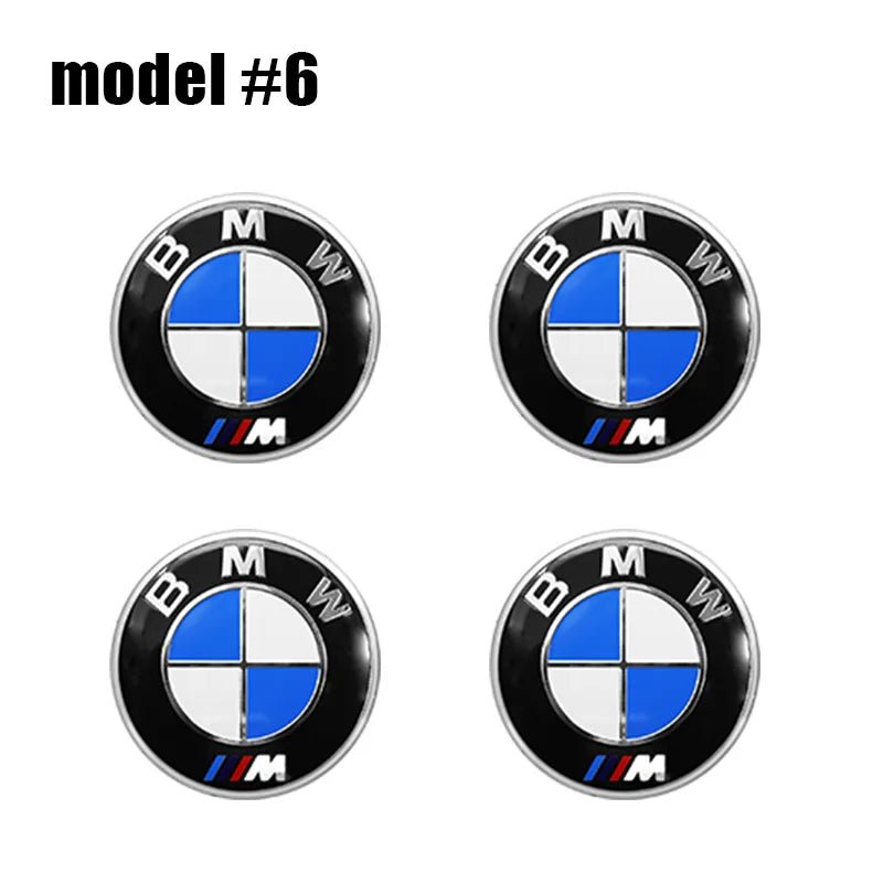 Cache-Moyeux BMW G20 G30 F30 X3 X5 56mm 60mm 65mm — vue de trois quarts