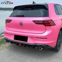 Diffuseur de Pare-Chocs Arrière Volkswagen Golf 8 GTI R-Line 2020-2023 ABS Noir Brillant