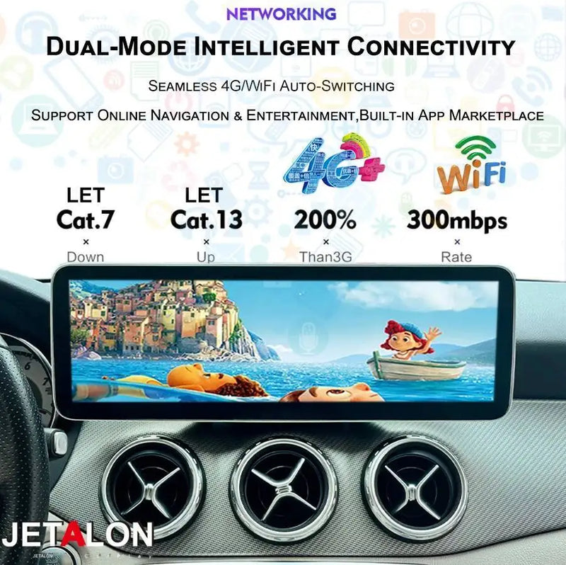 Autoradio Android Mercedes-Benz GLC X253 et C 2015-2018 Écran 14,9 pouces CarPlay GPS
