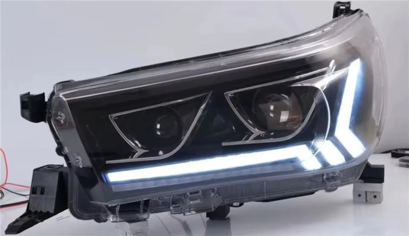 Phares LED Toyota Hilux Revo Rocco AN120 2015-2020 Clignotants Séquentiels Feux de Jour