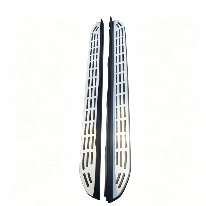 Marchepieds Range Rover Velar 2018-2026 Aluminium Argent 2 Pièces Sans Perçage