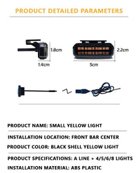 Feux de Calandre LED Honda CR-V 4 à 6 Feux Ambre Blanc ou RGB
