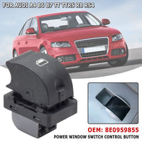 Bouton Lève-Vitre Passager Audi A4 B6 B7 2003-2008 — détail de finition