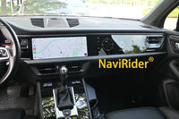 Autoradio Double Écran 12,3 + 12,3 Pouces Porsche Macan 2018-2024 Android CarPlay GPS 4G