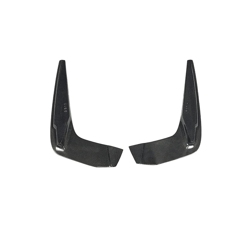 Diffuseur Arrière Carbone Sec Style D BMW Série 5 G30 G38 2017+ avec Séparateurs et Spoiler