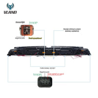 Feux Arrière LED Dodge Challenger 3e Génération 2008-2014 Clignotants Séquentiels, Rouge Transparent ou Fumé