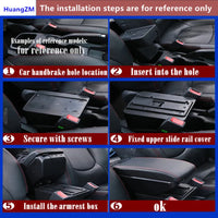 Accoudoir Central Citroën C3 C4 Coulissant 4 ou 9 USB Double Rangement