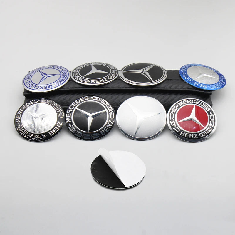Autocollants Emblème de Moyeu Mercedes AMG 56mm 60mm 65mm