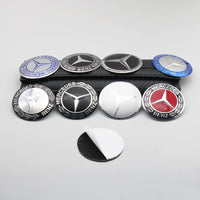 Autocollants Emblème de Moyeu Mercedes AMG 56mm 60mm 65mm