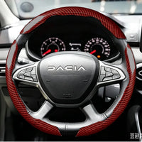 Surcouches de Volant à Clips Aspect Carbone Dacia Sandero Stepway Duster Jogger Bigster Spring Logan