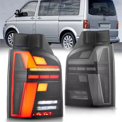 Feux Arrière LED VW T5 2010-2014 Multivan Caravelle Fumé Rouge