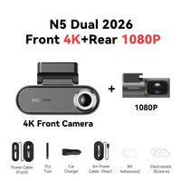 Dashcam DDPAI N5 Dual 4K HDR Vorne Hinten
