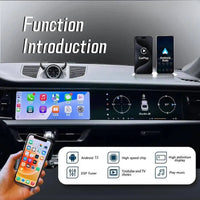 Autoradio Double Écran 12,3 + 12,3 Pouces Porsche Macan 2018-2024 Android CarPlay GPS 4G