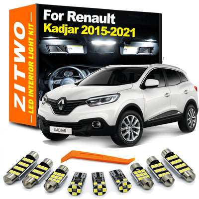 Ampoules LED Intérieur ZITWO Renault Kadjar 2015-2021