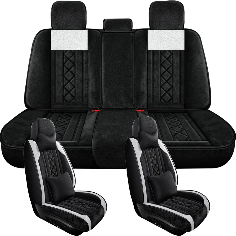 Housses de Siège Volvo XC40 XC60 S40 S60 S80 S90 V40 V60 V70 V90 Universelles Antidérapantes Jeu Complet 5 Places